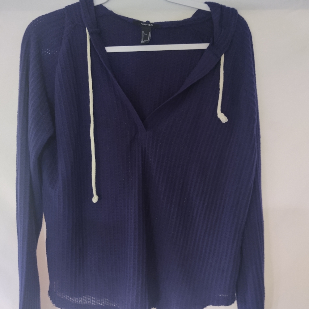 Waffle Knit Hoodie